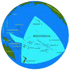 polynesia map